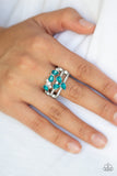 Paparazzi Blink Back TIERS -Blue - Veronica's Jewelry Paradise, LLC