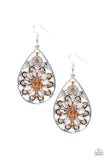 Paparazzi Flowering Finery - Orange - Veronica's Jewelry Paradise, LLC