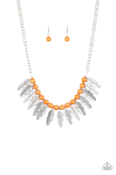 Paparazzi Desert Plumes - Orange - Veronica's Jewelry Paradise, LLC