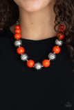 Paparazzi Floral Fusion - Orange - Veronica's Jewelry Paradise, LLC