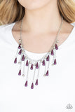 Paparazzi Fleur de Fringe - Purple - Veronica's Jewelry Paradise, LLC