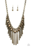 Paparazzi Industrial Intensity - Brass - Veronica's Jewelry Paradise, LLC