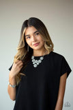 Paparazzi Modestly Malibu - Silver - Veronica's Jewelry Paradise, LLC
