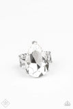Paparazzi Dining On Dazzle - White - Veronica's Jewelry Paradise, LLC