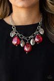 Paparazzi Looking Glass Glamorous - Red - Veronica's Jewelry Paradise, LLC