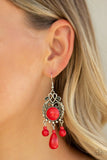 Paparazzi Stone Bliss - Red - Veronica's Jewelry Paradise, LLC