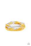 Paparazzi BEAD Between The Lines - Yellow - Veronica's Jewelry Paradise, LLC