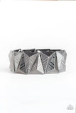 Paparazzi Metallic Geode - black - Veronica's Jewelry Paradise, LLC