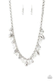 Paparazzi Downstage Dazzle - White - Veronica's Jewelry Paradise, LLC