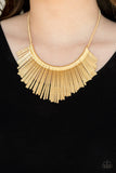 Paparazzi Metallic Mane - Gold - Veronica's Jewelry Paradise, LLC