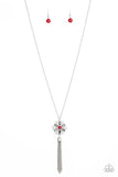 Paparazzi Fine Florals - Red - Veronica's Jewelry Paradise, LLC