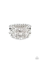 Paparazzi Diva Diadem - White - Veronica's Jewelry Paradise, LLC