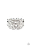 Paparazzi Diva Diadem - White - Veronica's Jewelry Paradise, LLC