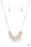 Paparazzi Grandiose Glimmer - White - Veronica's Jewelry Paradise, LLC