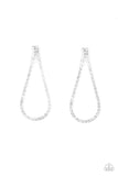 Paparazzi Diamond Drops - White - Veronica's Jewelry Paradise, LLC