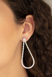 Paparazzi Diamond Drops - White - Veronica's Jewelry Paradise, LLC