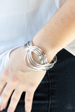Paparazzi Curvaceous Curves- Silver - Veronica's Jewelry Paradise, LLC