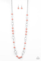 Paparazzi Prized Pearls - Orange - Veronica's Jewelry Paradise, LLC