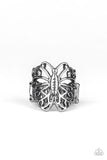 Paparazzi Wouldn't Hurt a BUTTERFLY - Black - Veronica's Jewelry Paradise, LLC