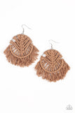 Paparazzi All About MACRAME- Brown - Veronica's Jewelry Paradise, LLC