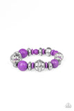 Paparazzi Majestic Masonry - Purple - Veronica's Jewelry Paradise, LLC