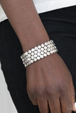 Paparazzi Scattered Starlight- White - Veronica's Jewelry Paradise, LLC