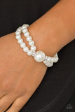 Paparazzi Romantic Redux - White - Veronica's Jewelry Paradise, LLC