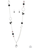 Paparazzi Pageant Princess - Black Lanyard