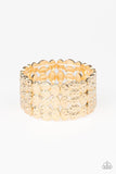Paparazzin Tectonic Texture - Gold - Veronica's Jewelry Paradise, LLC