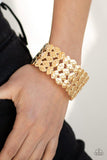 Paparazzin Tectonic Texture - Gold - Veronica's Jewelry Paradise, LLC