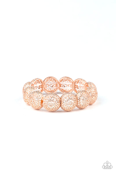 Paparazzi Obviously Ornate- Rose Gold - Veronica's Jewelry Paradise, LLC