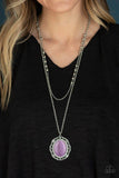Paparazzi Endlessly Enchanted Necklace - Purple - Veronica's Jewelry Paradise, LLC