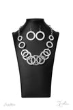 The Keila - Paparazzi Zi Necklace Rhinestone Silver Ring - Veronica's Jewelry Paradise, LLC