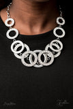 The Keila - Paparazzi Zi Necklace Rhinestone Silver Ring - Veronica's Jewelry Paradise, LLC