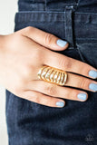 Paparazzi Sound Waves - Gold - Veronica's Jewelry Paradise, LLC