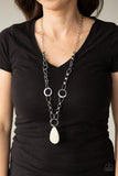 Paparazzi Recycled Refinement - White - Veronica's Jewelry Paradise, LLC