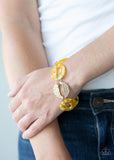 Paparazzi Retro Recharge - Yellow - Veronica's Jewelry Paradise, LLC