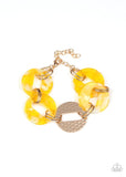 Paparazzi Retro Recharge - Yellow - Veronica's Jewelry Paradise, LLC