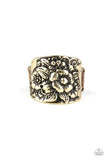 Paparazzi Tropical Bloom - Brass - Veronica's Jewelry Paradise, LLC