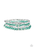 Paparazzi Crystal Crush - Green - Veronica's Jewelry Paradise, LLC