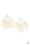 Paparazzi Wanna Piece Of MACRAME? - White - Veronica's Jewelry Paradise, LLC