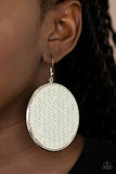 Paparazzi Wonderfully Woven - White - Veronica's Jewelry Paradise, LLC