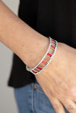 Paparazzi Industrial Icing - Red - Veronica's Jewelry Paradise, LLC