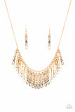 Paparazzi Metallic Muse - Gold - Veronica's Jewelry Paradise, LLC
