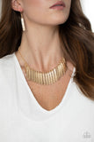 Paparazzi Metallic Muse - Gold - Veronica's Jewelry Paradise, LLC
