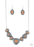 Paparazzi Totally TERRA-torial - Orange - Veronica's Jewelry Paradise, LLC