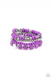 Paparazzi Layered Luster - Purple - Veronica's Jewelry Paradise, LLC