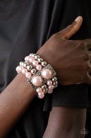 Paparazzi WEALTH-Conscious - Pink - Veronica's Jewelry Paradise, LLC