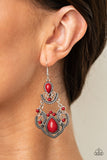 Paparazzi Palm Tree Tiaras - Red - Veronica's Jewelry Paradise, LLC