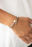 Paparazzi Industrial Impact - White - Veronica's Jewelry Paradise, LLC